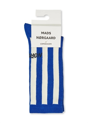 Antonella single sock Bright Cobalt Mads Nørgaard 